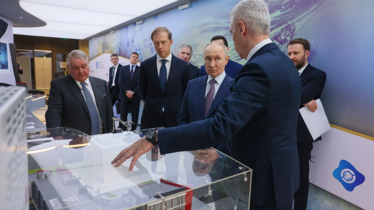 Собянин представил Путину инновационные разработки предприятий Москвы