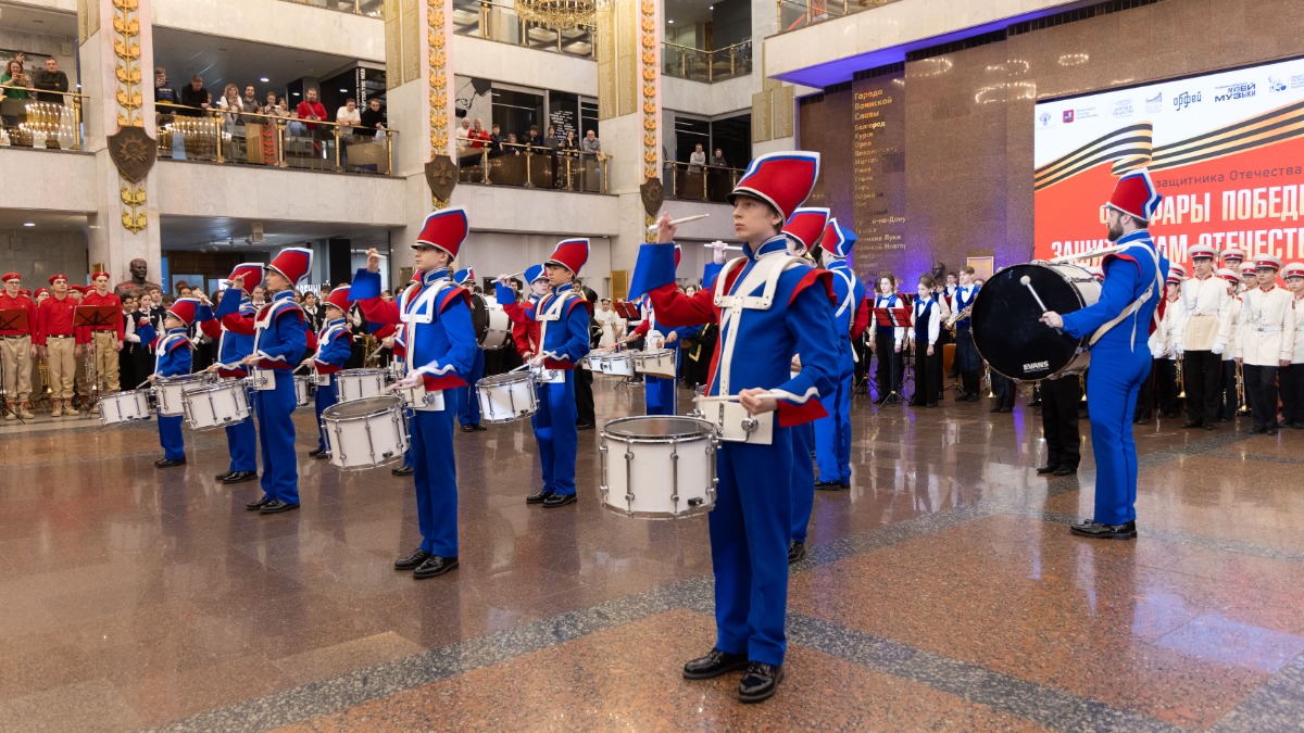 Концерт с участием более 600 юных музыкантов прошел в Музее Победы