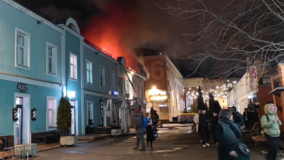 Пожар произошел в здании культурного центра «Басманный двор» в ЦАО