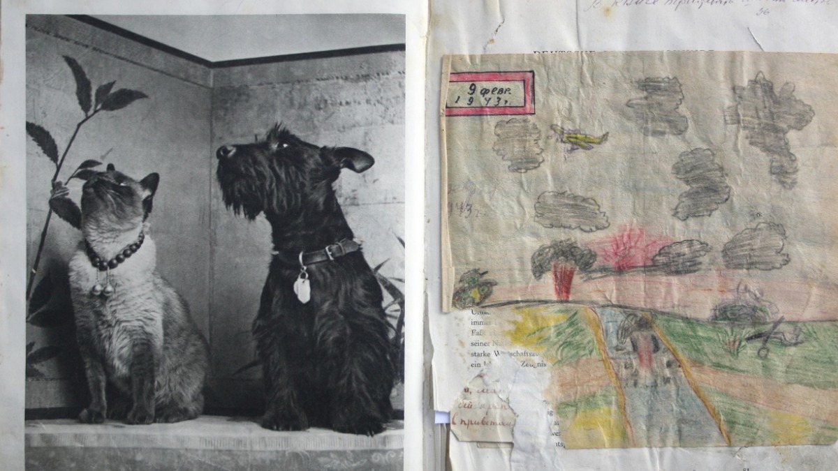 В экспозицию Музея Победы передали уникальный фронтовой альбом