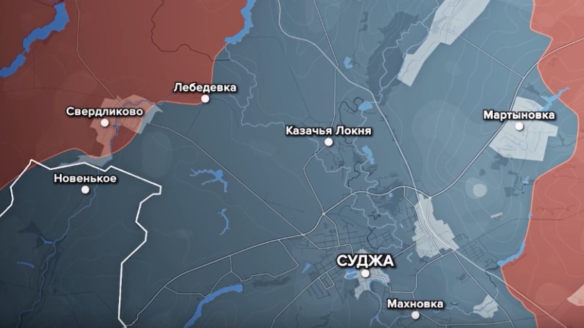 Подготовку к штурму Суджи и прорыв ВС России по газопроводу показали на карте