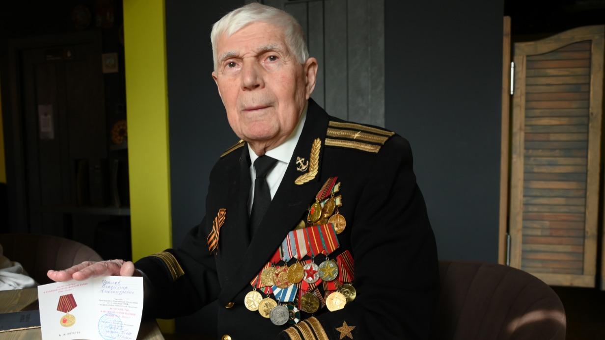 Житель блокадного Ленинграда, ветеран ВС СССР Владимир Александрович Удалов