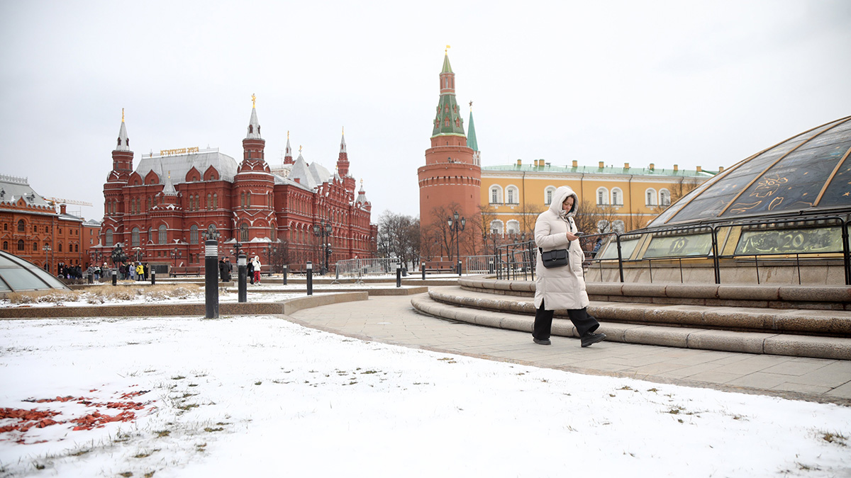 Снег в Москве в апреле