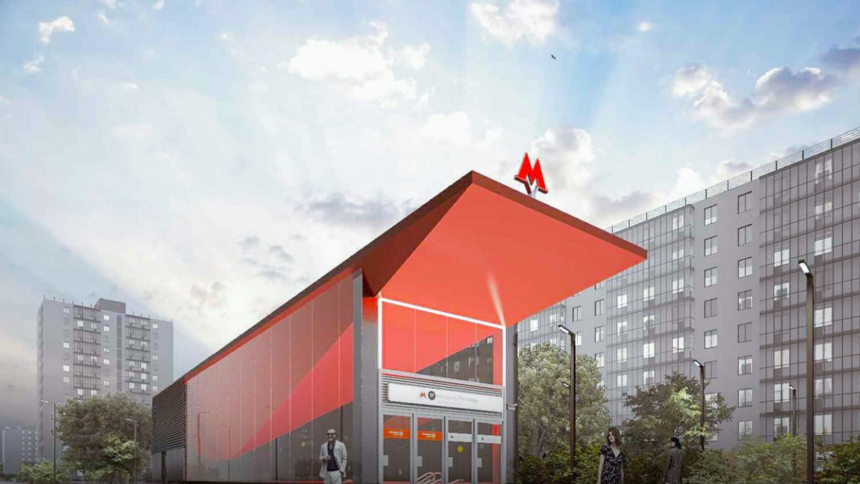 Мэр Москвы рассказал о визуальной концепции будущей станции «Народное Ополчение»