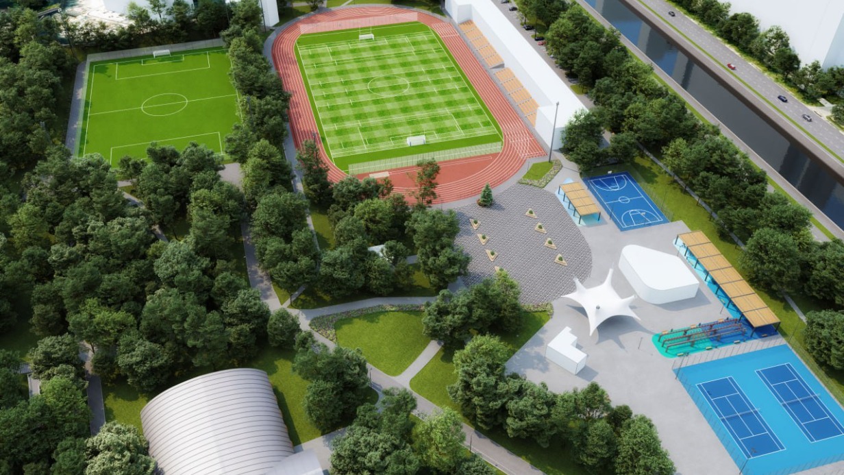 Стартовала реконструкция стадиона «Металлург» в центре Москвы