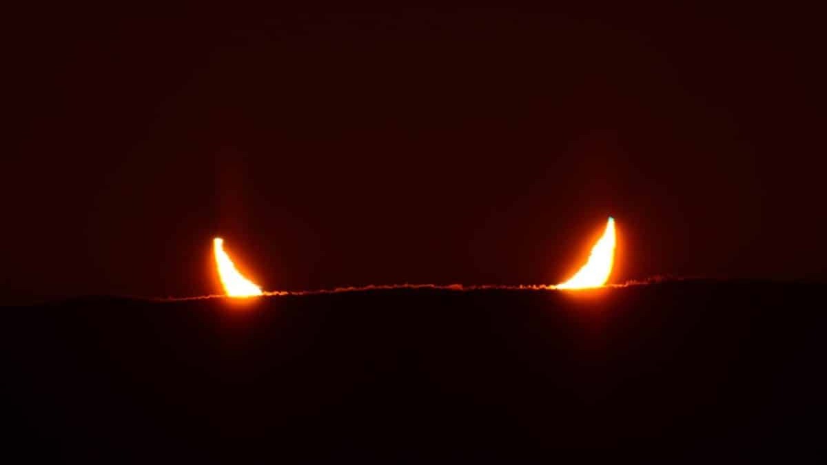 Затмение в виде Дьявола появилось в небе над США