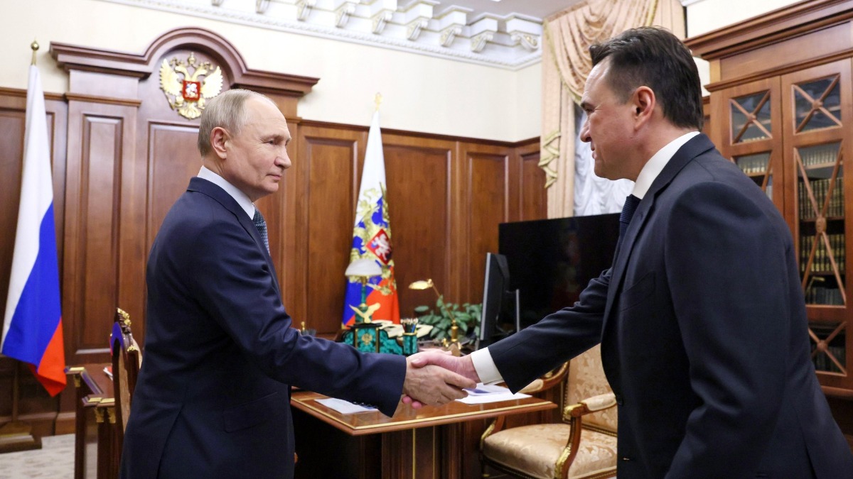 Путин встретился с губернатором Московской области Андреем Воробьевым