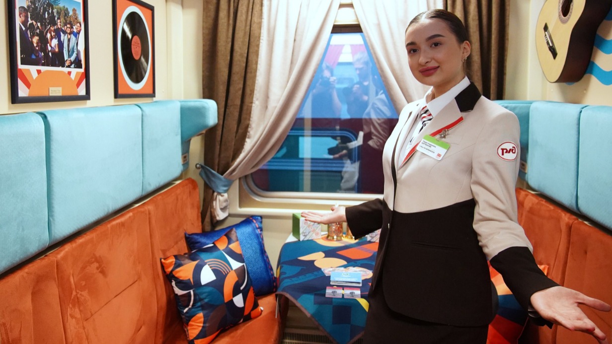 Туристический вагон «КультСамара» в поезде «Жигули»