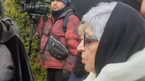 Мать Паши Техника разрыдалась, когда его гроб вынесли из храма