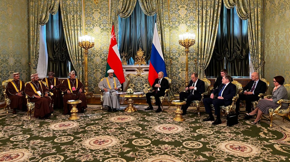 Владимир Путин принял в Кремле султана Омана