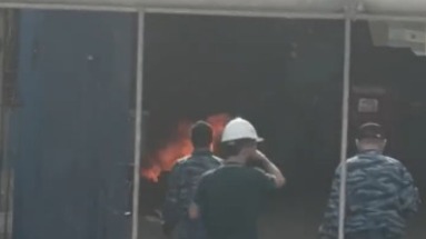 Стала известна площадь пожара на подземной парковке ТЦ «Афимолл Сити» в Москве