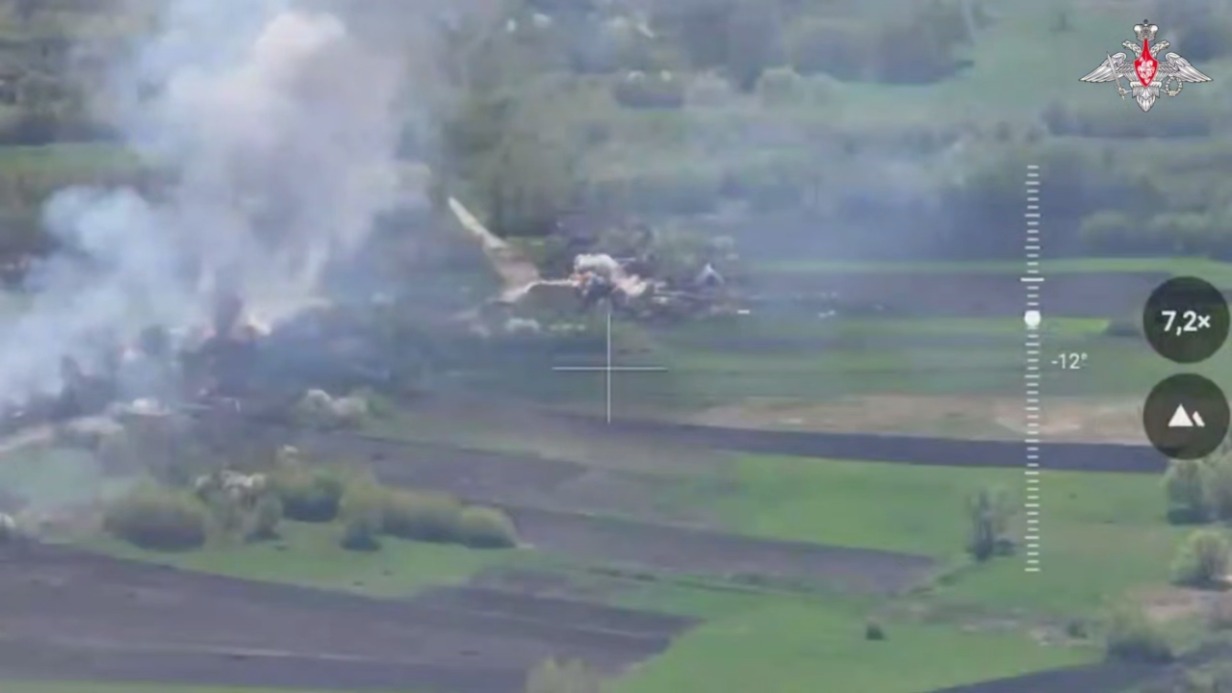 Появились кадры работы российских войск при освобождении Горналя