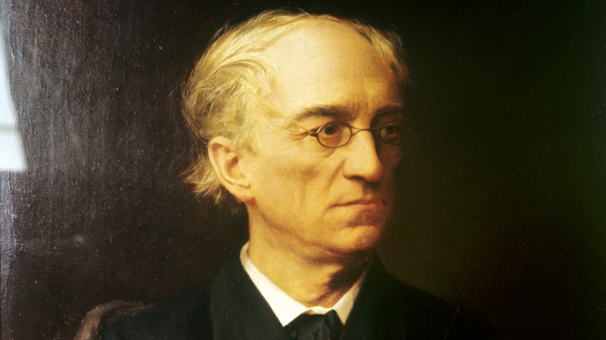 Репродукция портрета Федора Ивановича Тютчева (1876). Художник Степан Александровский. В зрелые годы известный поэт предпочел карьеру цензора