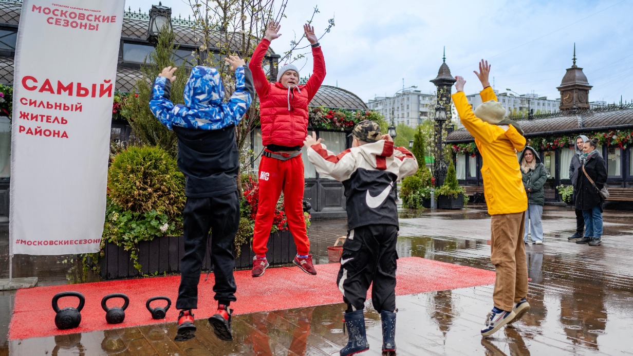 На площадках фестиваля «Московская Весна Победы» проходят спортивные состязания