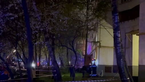 Стала известна предположительная причина пожара на юго-западе Москвы
