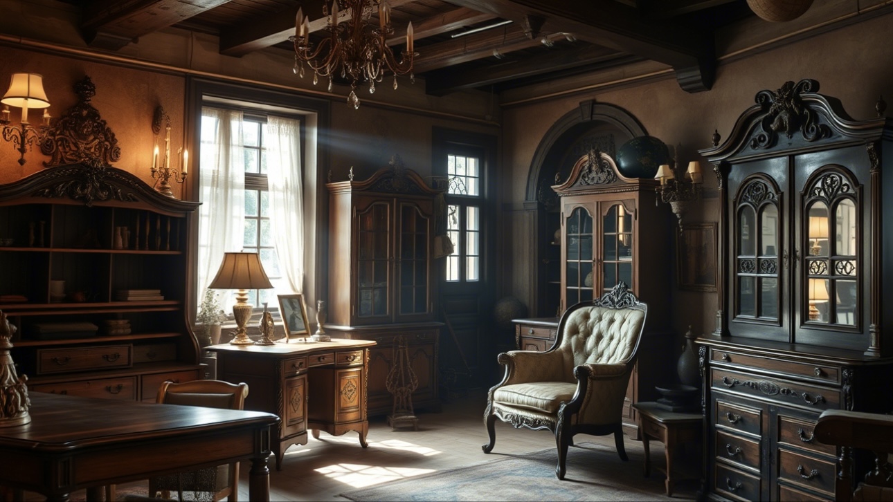 Как вписать антиквариат в современный интерьер