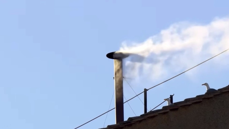 Появились кадры белого дыма из Сикстинской капеллы после избрания папы римского