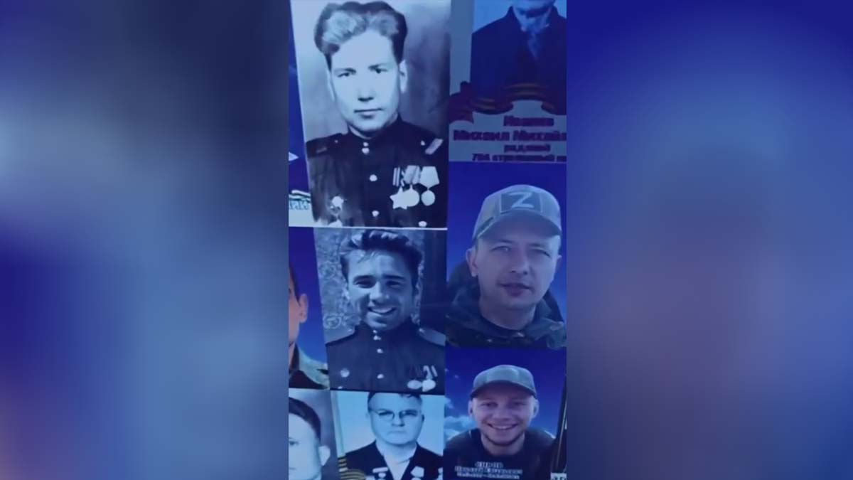 Фото порноактера Херрингтона разместили на панно ко Дню Победы в Курской области