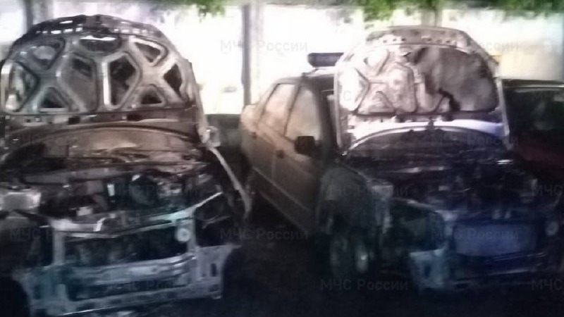 Учительница в декрете подожгла пять автомобилей Росгвардии в Калуге