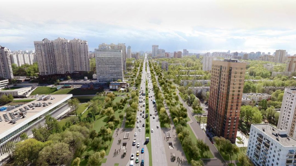 Бирюков: Началось благоустройство Профсоюзной улицы и проспекта 60-летия Октября