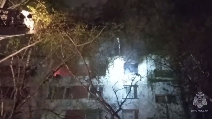 СК назвал причину пожара в доме на улице Генерала Тюленева в Москве
