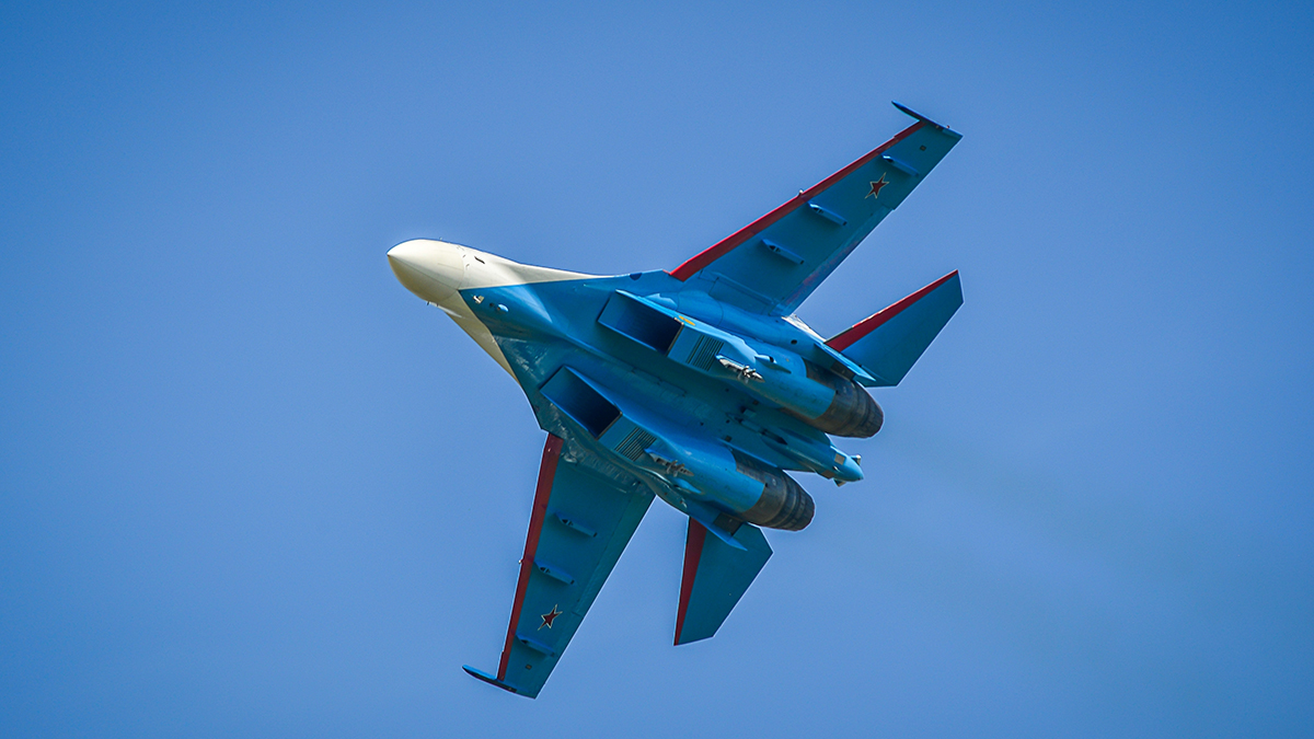 Fighterbomber: Два истребителя Су-35С столкнулись в Курской области