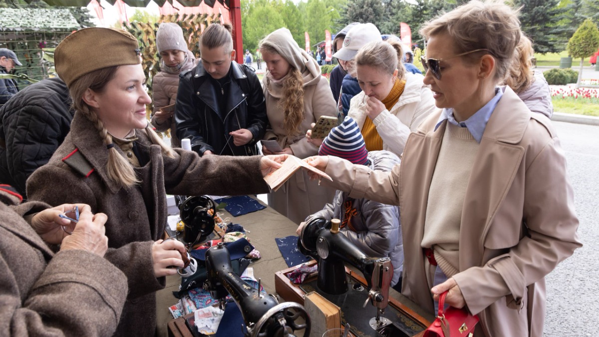 Около 160 тысяч человек посетили мероприятия проекта «Парк Победы. Главный патриотический» за месяц