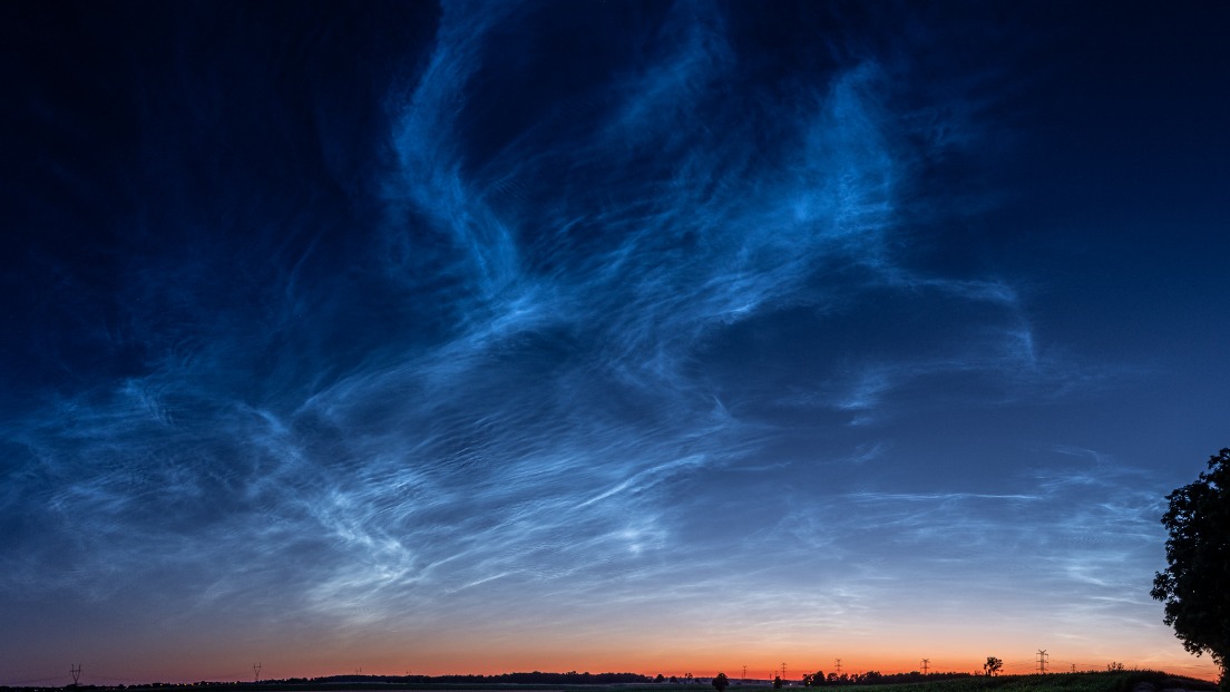 Сезон наблюдения серебристых облаков начался в столичном регионе