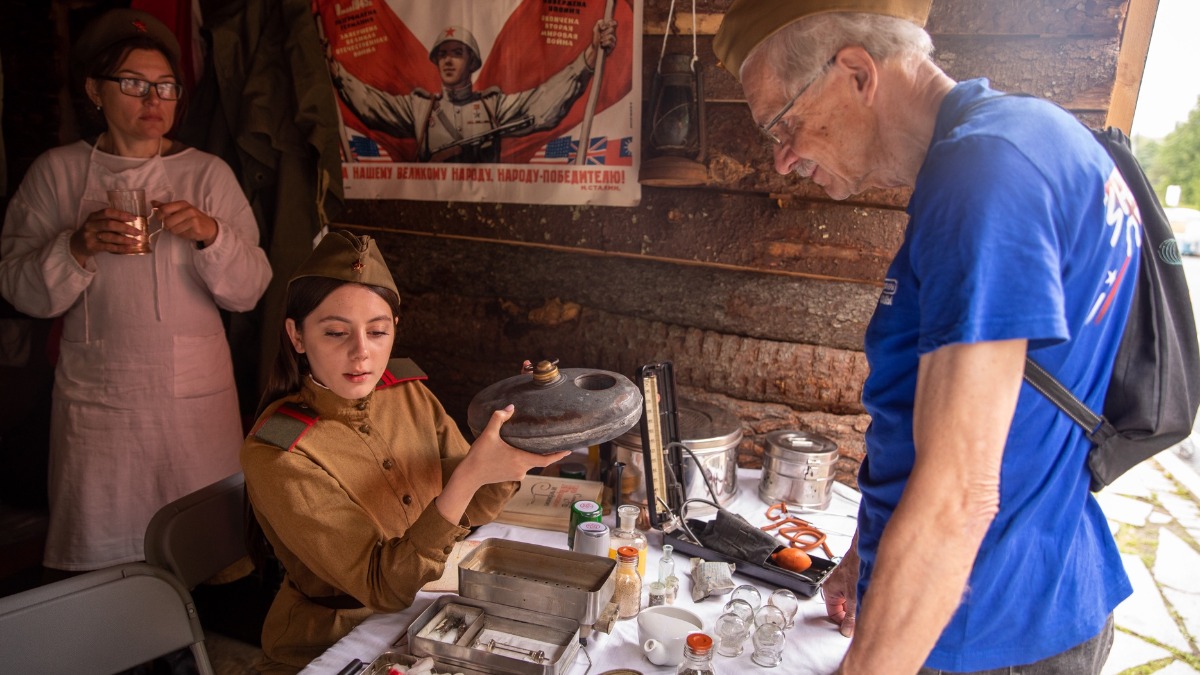 Музей Победы показал работу госпиталя военных лет ко Дню медика