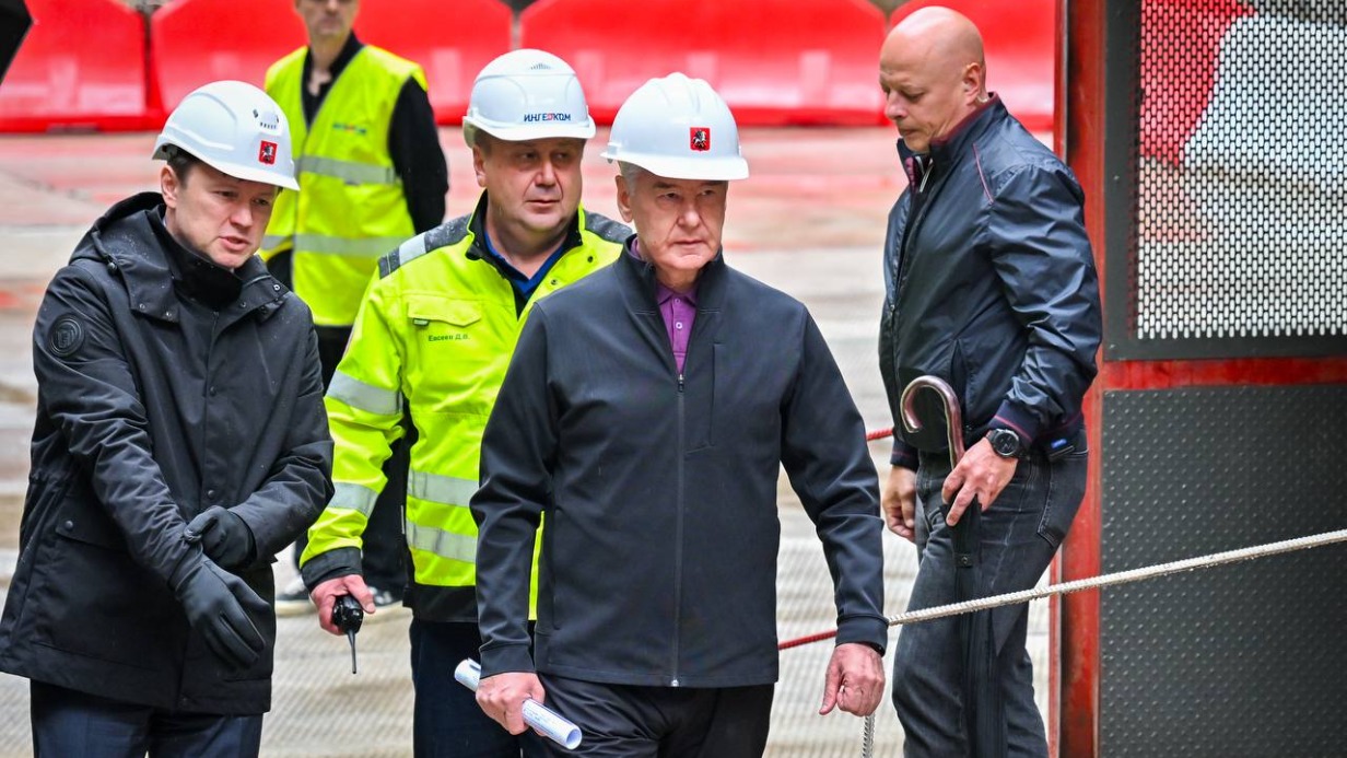 Сергей Собянин дал старт проходке тоннеля Бирюлевской линии метро