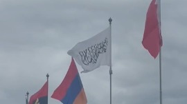 Флаг «Талибана» подняли на площади ПМЭФ