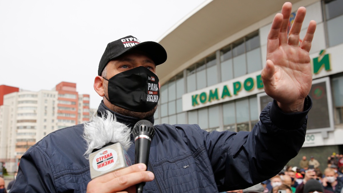 Белорусского оппозиционера Сергея Тихановского освободили из тюрьмы