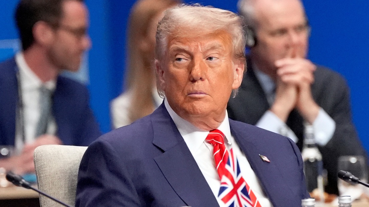 Президент США Дональд Трамп на саммите НАТО в Гааге