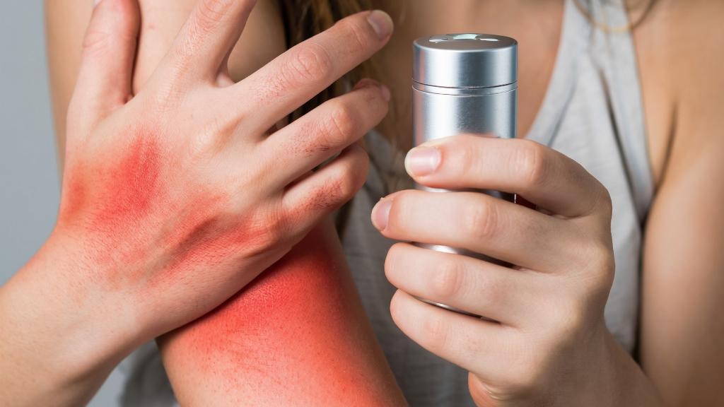 Ожог дезодорантом: опасность