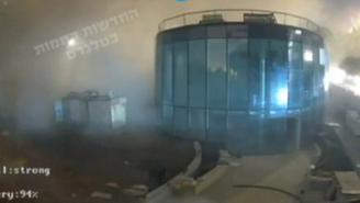 Появилось видео удара иранской ракеты по центру биологического оружия в Израиле