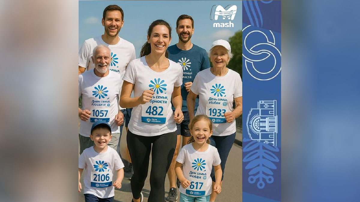«День семыи»: в Муроме сгенерировали афишу марафона с двумя отцами и карликом-дедом
