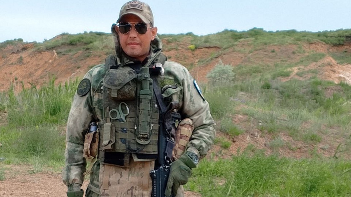 Боец с позывным «Амиго» в ходе боевых действий в Донбассе