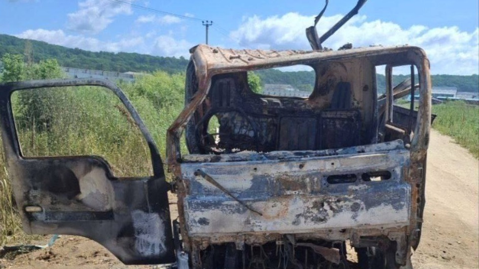 Грузовик с крабами взорвался в Приморском крае