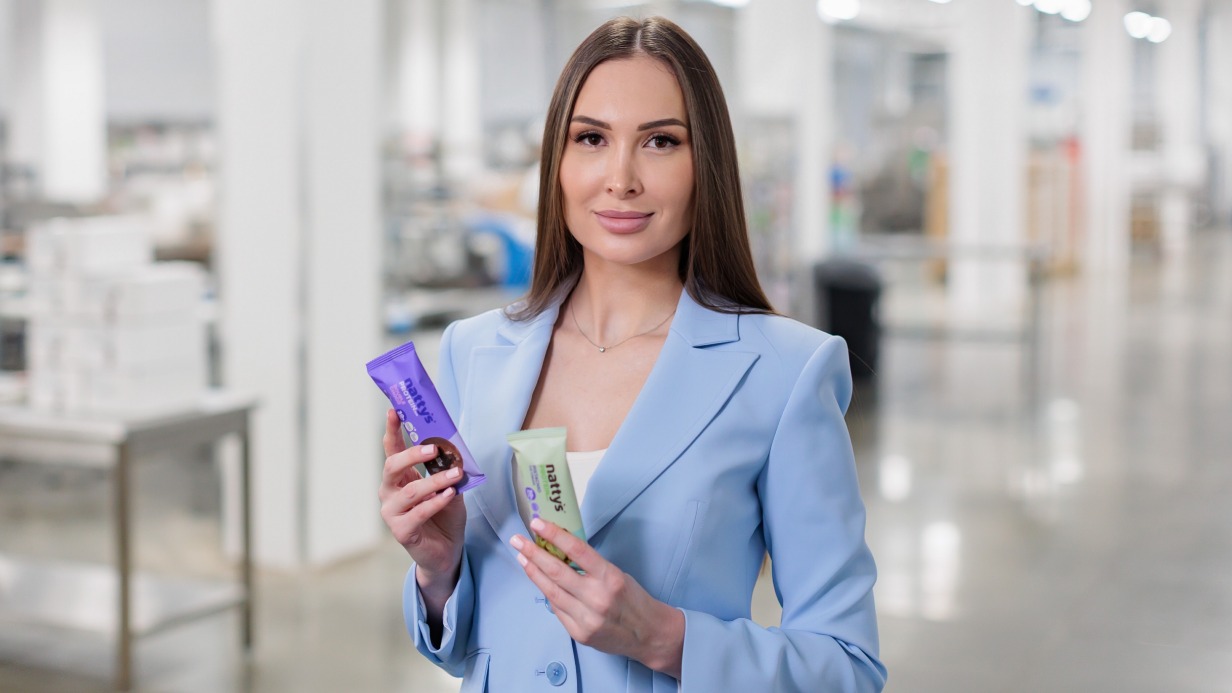 Основательница бренда Nattys Юлиана Николаева — убежденная сторонница натуральных продуктов. Привлечь дополнительное внимание покупателей к здоровому рациону помогает эффектная и удобная упаковка