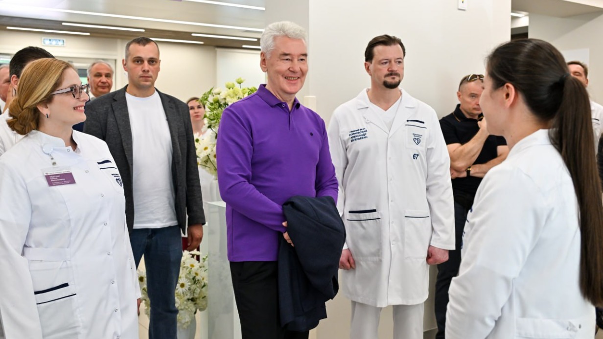 Сергей Собянин открыл шесть центров женского здоровья