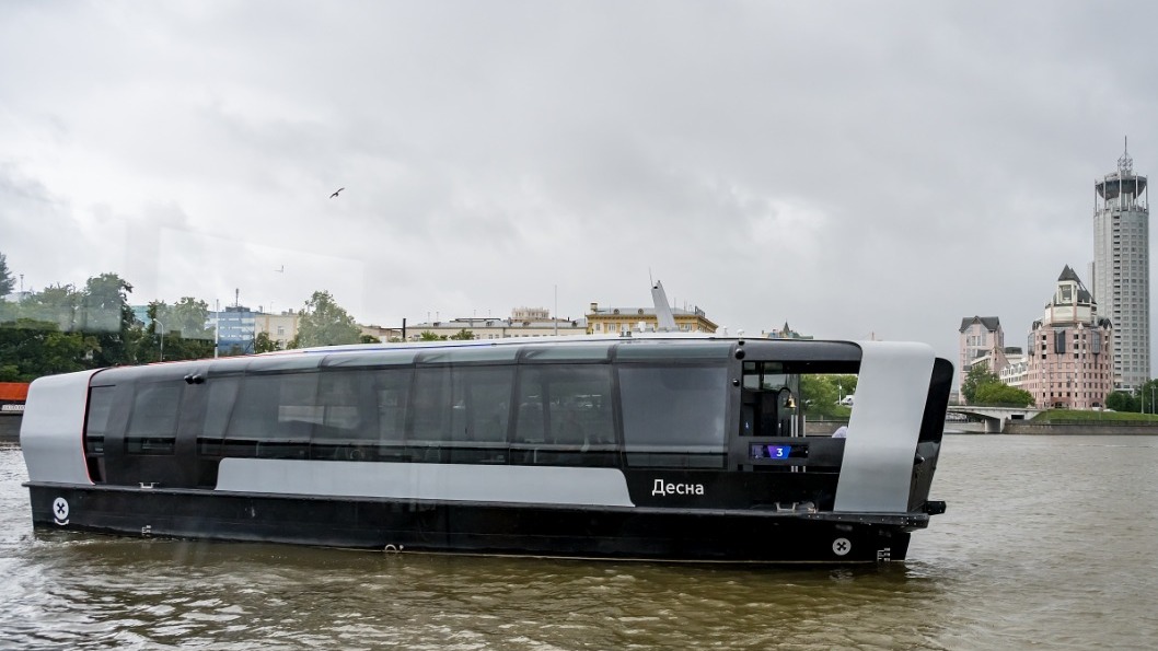 Запуск третьего маршрута речного электрического транспорта от причала «Новоспасский»