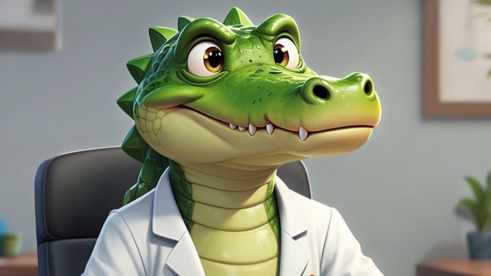 Крокодил стал талисманом областной наркобольницы на Урале