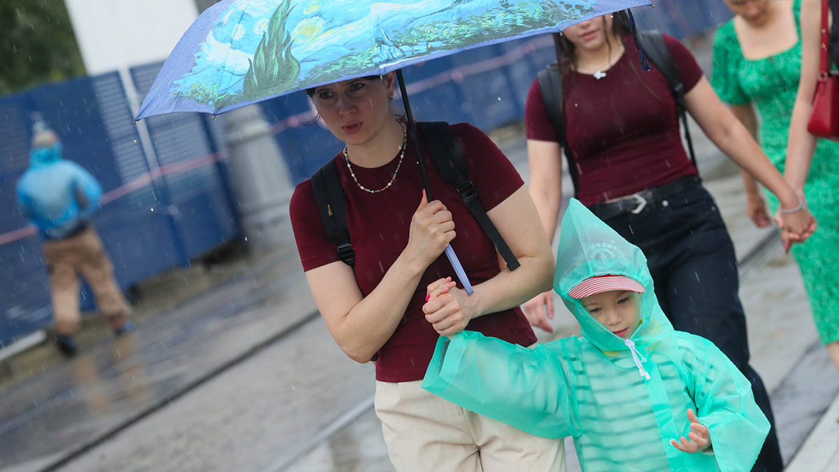 Синоптики предупредили москвичей о дождливой погоде с грозами 20 июля