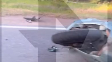 Появились кадры с места ДТП, в котором погиб экс-участник The Hatters Рулев с женой