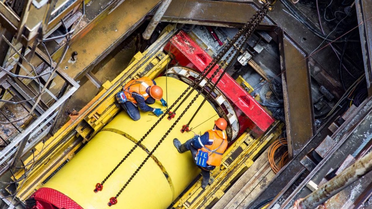 Прокладка тоннеля Кропоткинского подводного газопровода-дюкера завершилась в ЦАО