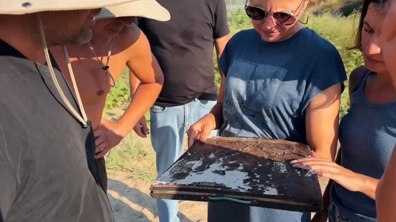 Старинную икону выбросило морем на Бугазскую косу под Анапой