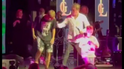 Григорий Лепс попытался столкнуть подростка со сцены