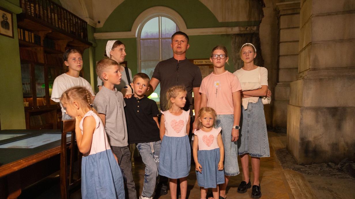 Самые большие семьи России посетили Музей Победы