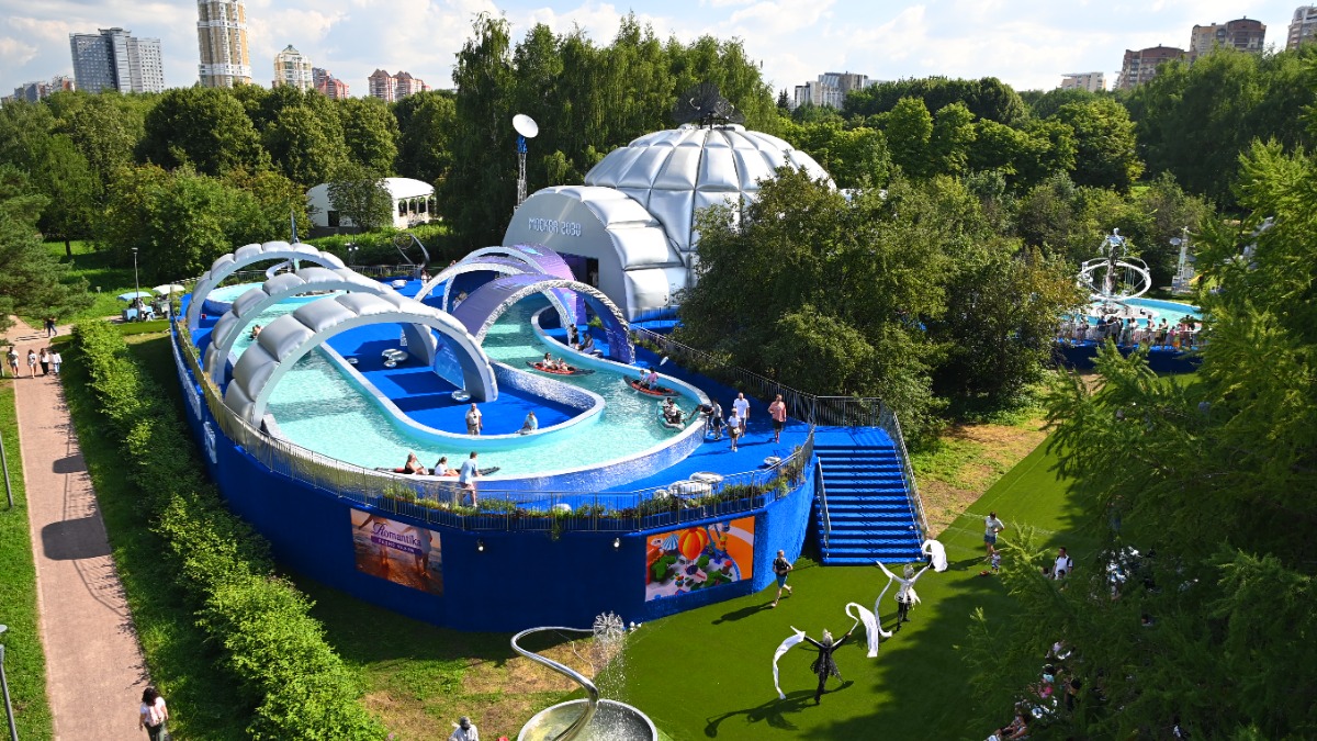 Одним из центральных объектов «Моего района» в парке 50-летия Октября стал павильон «Космос»