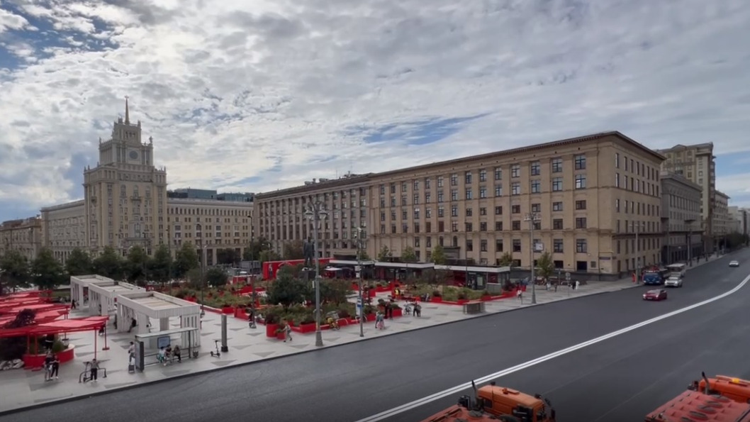 Ремонт дороги на Тверской и 1-й Тверской-Ямской улицах завершили досрочно